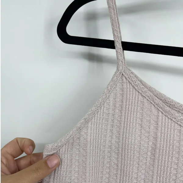 Paper Crane Womens Pink Cami Tank Top Sleeveless Spaghetti Strap Size Medium NEW - Image 4