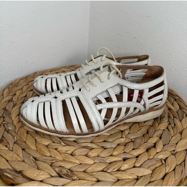Rollie Nation Oxford Cut out Shoes Sidecut Cage in White Derby Shoe leather lace - Image 3
