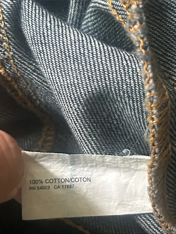 GAP 1969 Distressed Denim Jacket Size XS - Image 12