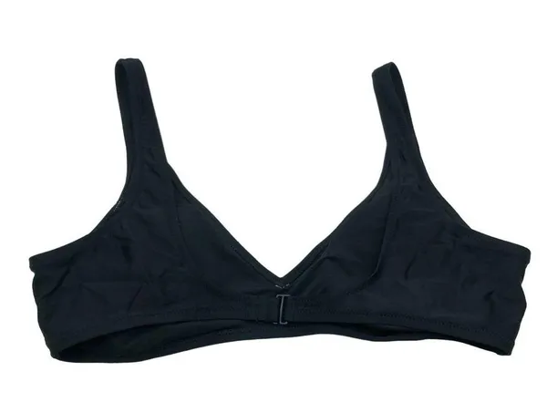 Aerie Real Good Scoop Bikini Top Black V Neck Removable Cups XXL - Image 2