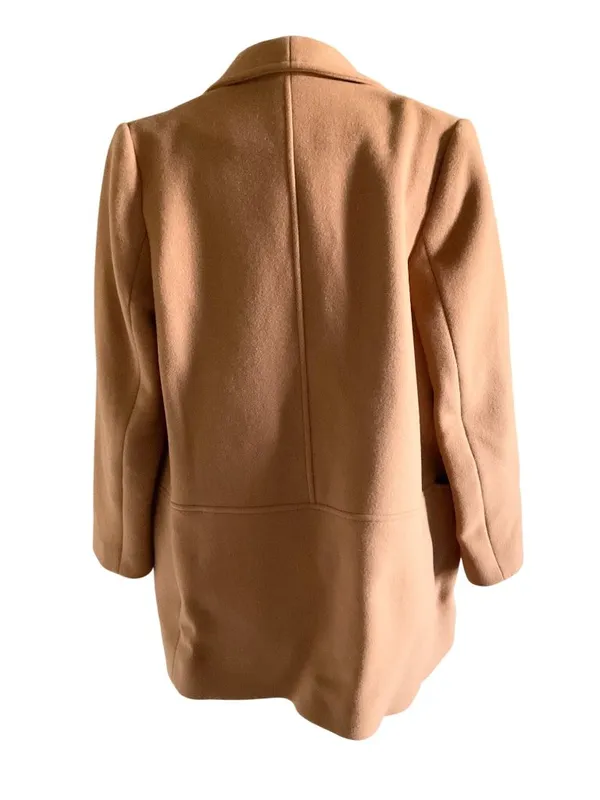 Sézane James wool Coat camel SZ38 bust40 US6 - Image 3