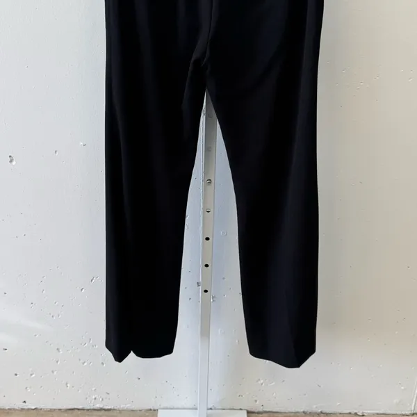 NWT COS Classic Slim-Fit Bootcut Wool Trousers Dress Trouser Pants Black Sz 4 - Image 8
