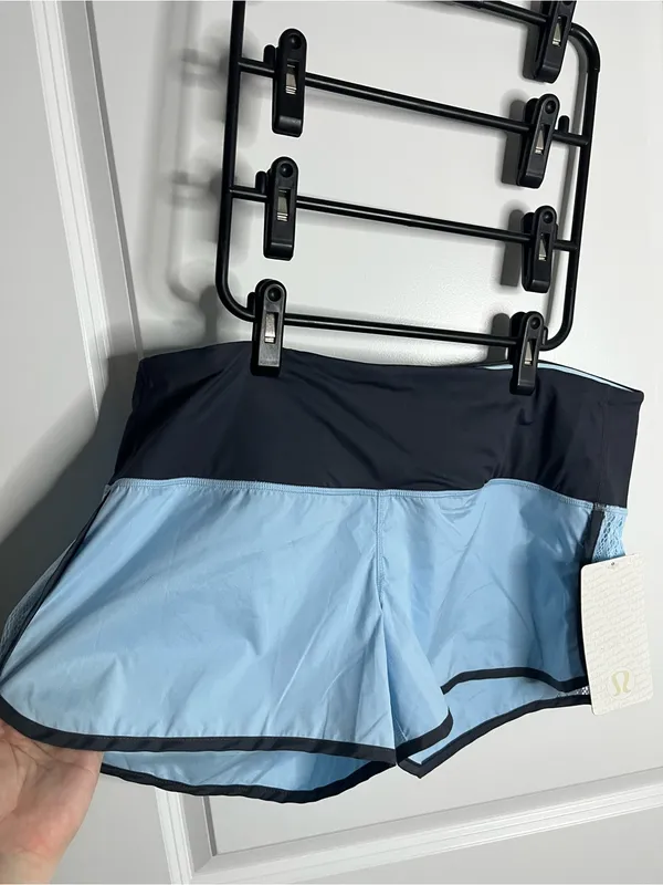Lululemon Run Sun Sprinter Shorts Sz 12 NWT Moisture Wicking Stretch Mesh Pocket - Image 2