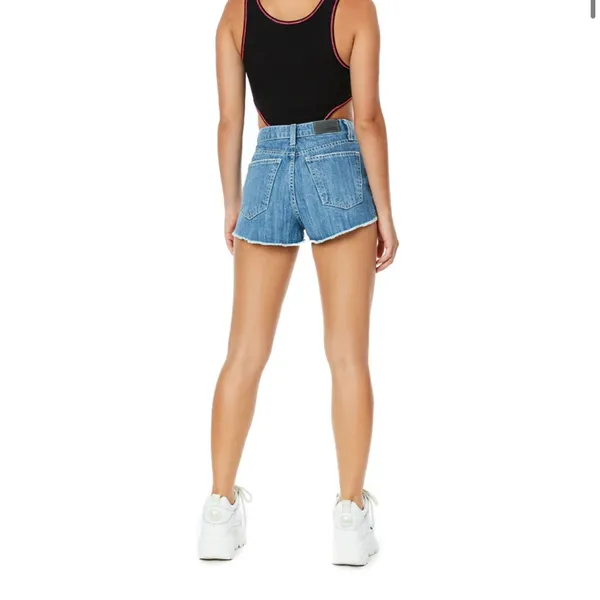 Emma & Sam Super‎ High Contrast Stitch Bodysuit With Rhinestone Star Patch - Image 3