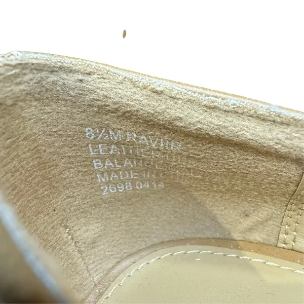 Nine West Ravin Womens 8.5 Beige Leather Pointed Toe Kitten Heel Pumps 26980414 - Image 4