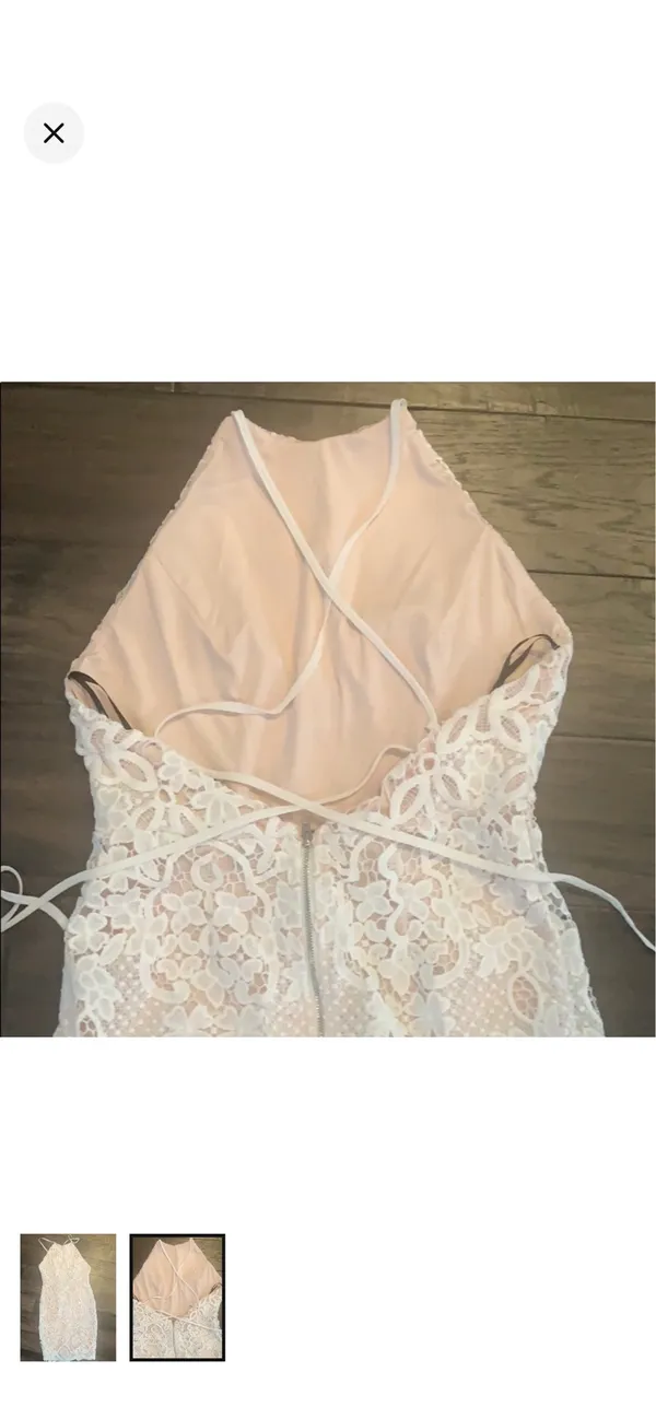 White Dress Forever 21 - Image 2