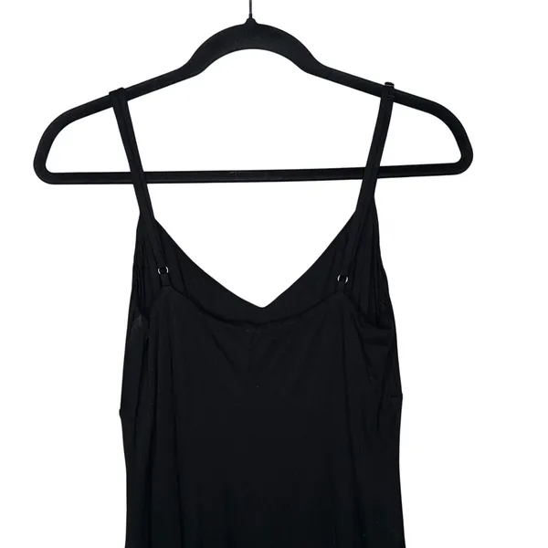 Lovers and Friends Mini Dress Womens M Black Excellent Spaghetti Strap V-Neck - Image 3
