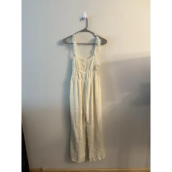 Urban Outfitters Jumpsuit Women's‎ Size SP Cream Color Fully Lined - Image 3
