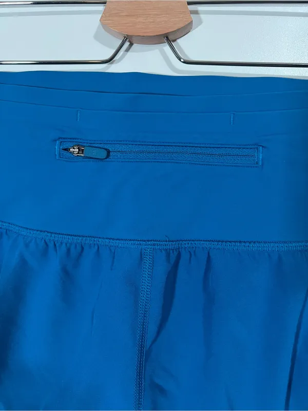 Lululemon Pace Perfect Shorts in Whirlpool Blue Size 8 Brief-Lined 3” - Image 6