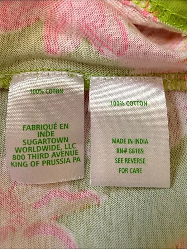 Lilly Pulitzer Dixi Swing Dress Seaside Garden Fit Size Medium (Tag L) - PTP 18” - Image 11