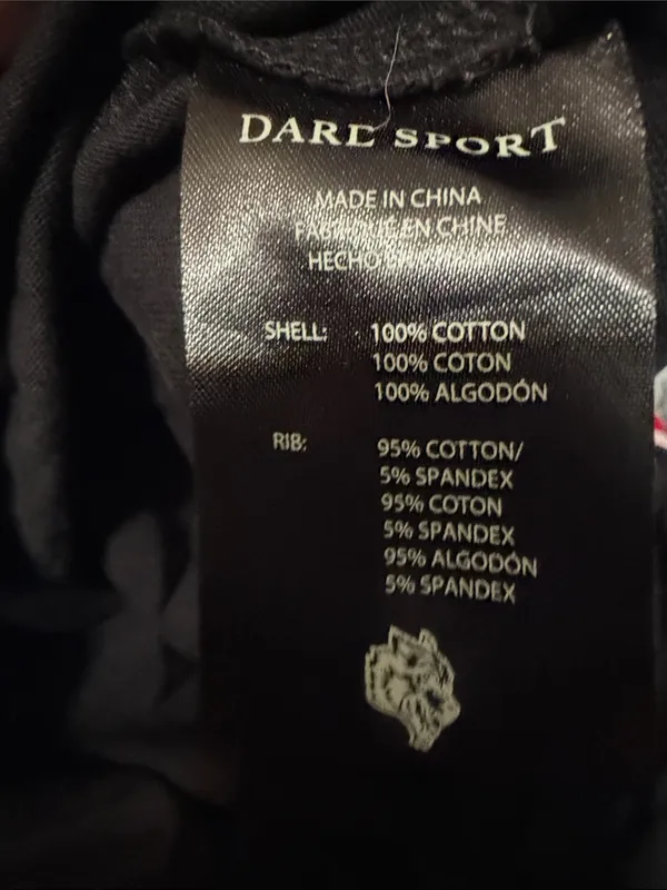 Darc Sport Wolves Cropped Graphic Tee‎ Size Small Black - Image 3