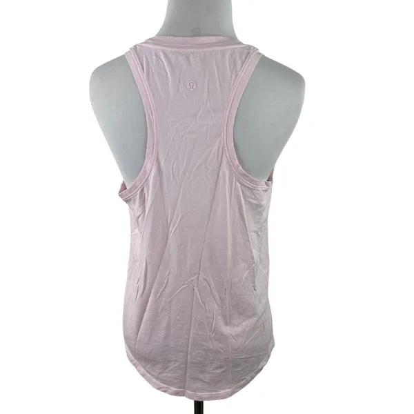 Lululemon Women's Light Pink Raceback Tank Top Shirt - Image 4