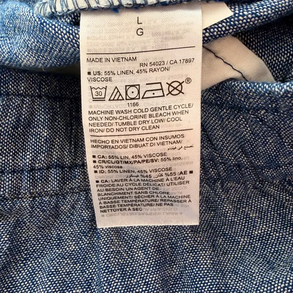 Old Navy high-waisted linen-blend cropped tapered pants - Image 9