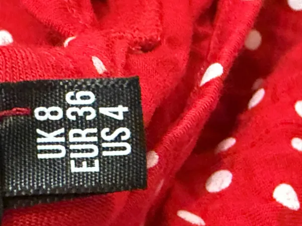 Missguided Women’s Red Sleeveless V-Neck Polka Dot Deep Plunge Slit Maxi Dress 4 - Image 4