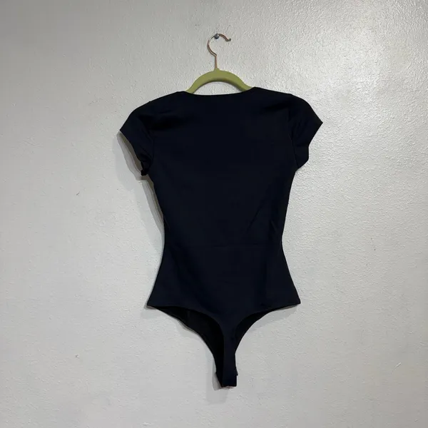 Free People Black Square Eyes Bodysuit Sz XS NWT - Image 11