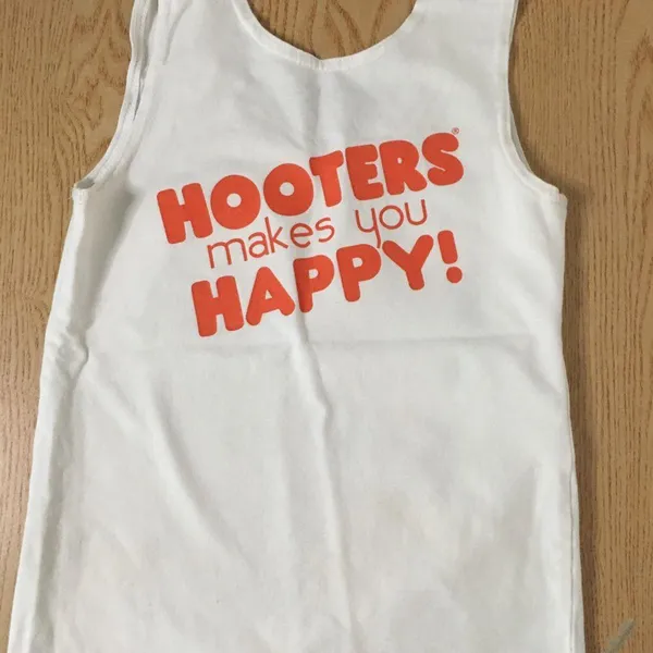 B62 Hooters Girl Worn Vintage Uniform Tank from Wethersfield Connecticut Size Xs - Image 6