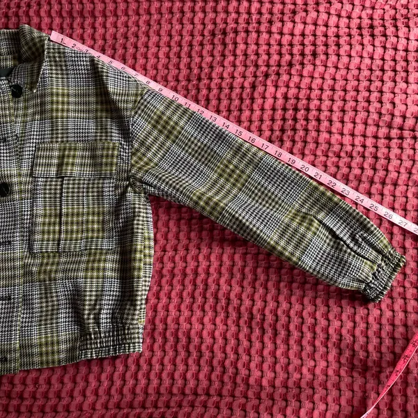 Vero Moda Plaid Check Jacket Shacket Women’s Size US 2 EU 34 Button Front - Image 9