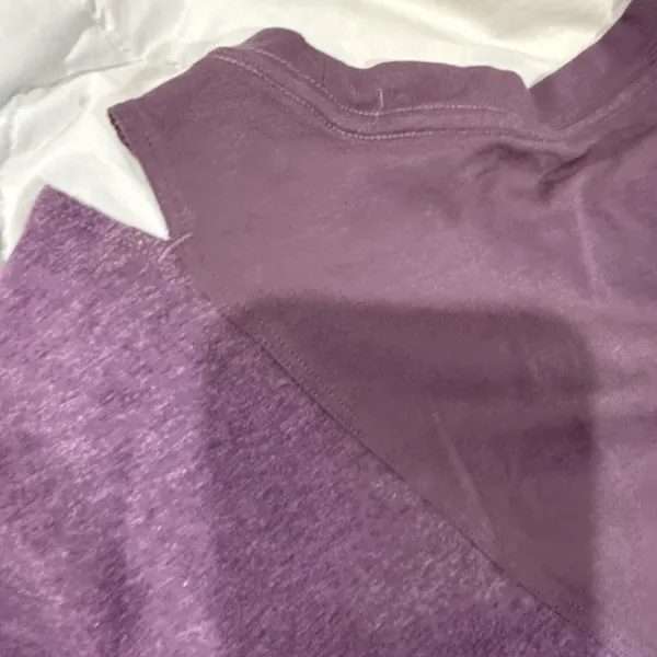 Lululemon Short Sleeve Shirt Purple Size 4 Size S/M - Image 10