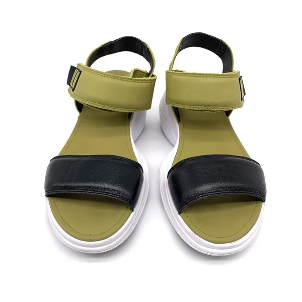 SOREL Explorer Blitz Stride Sandals Olive Green Black White 9 - Image 4