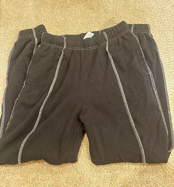 contrast stitch jogger sweatpants!! - Image 4