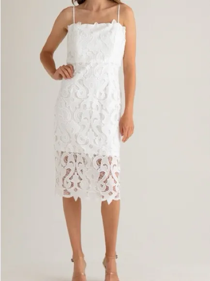 Bardot Lina Lace Sheath Dress - Image 4