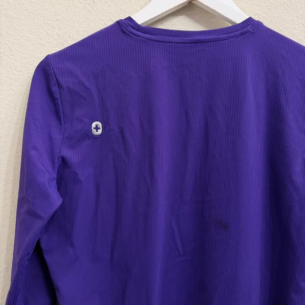 Figs Palmer Ribbed Long-Sleeve Underscrub purple Dark Purple Size Medium - Image 8