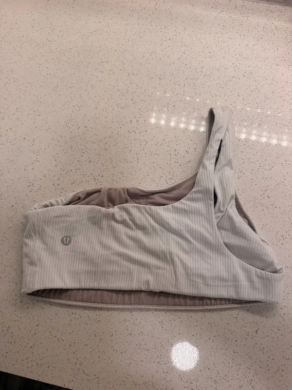 Lululemon Asymmetrical Bra Ribbed - Image 3