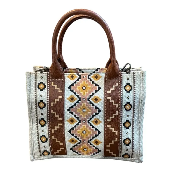 Wrangler Southwestern Aztec‎ Tote Bag Crossbody Purse Western Cowgirl Mini Boho - Image 9