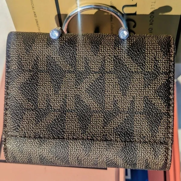 MICHAEL Michael Kors Jet Set Wallet Dark Brown & Beige - Image 2