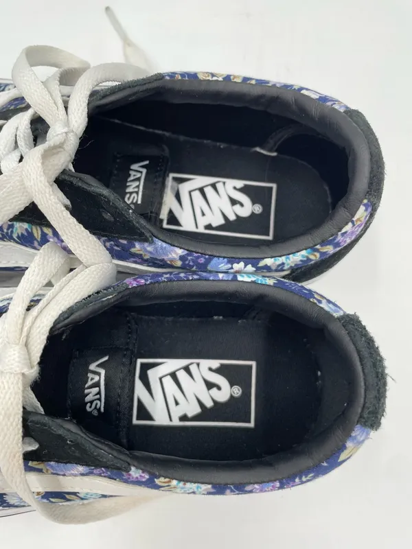 Vans Ward Moody Floral Purple/Black Skate Shoes Women's Size 6 Lace Up Sneakers - Image 5
