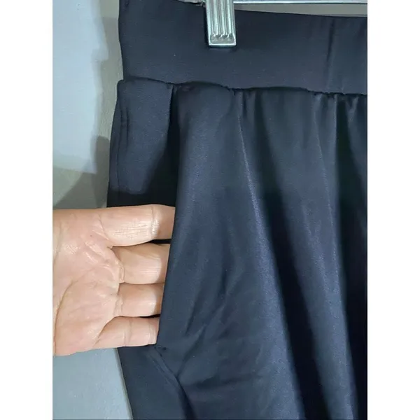 Libin Black Jogger Stretch Sweatpants With Pockets Size Large - Image 3