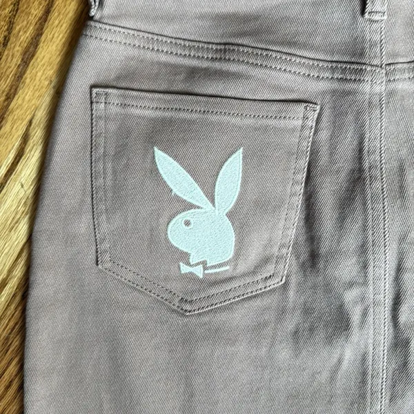 Playboy by PacSun Brown denim skirt - Image 3