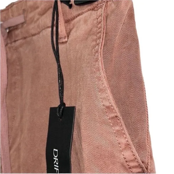 Driftwood Mauve Embroidered Stitch Cuffed Leg Pants(Size Small) - Image 9