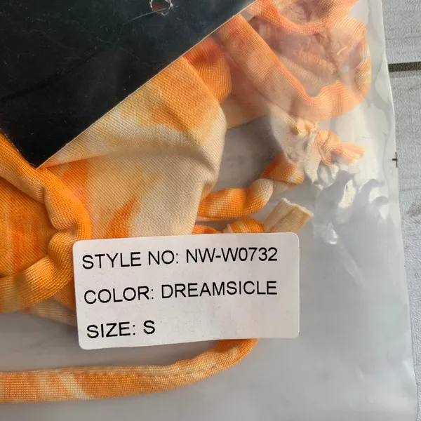 NWT‎ Naked Wardrobe Bikini Set in Orange Swirl - Image 12
