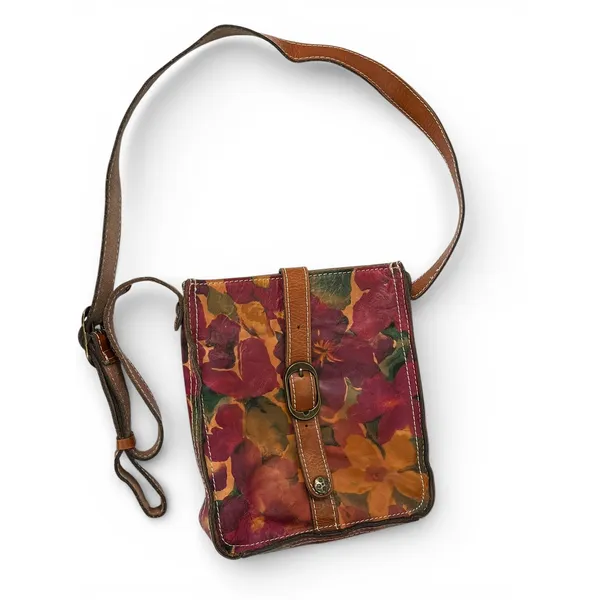 Patricia Nash Venezia Pouch Italian leather crossbody bag purse Flap - Image 11