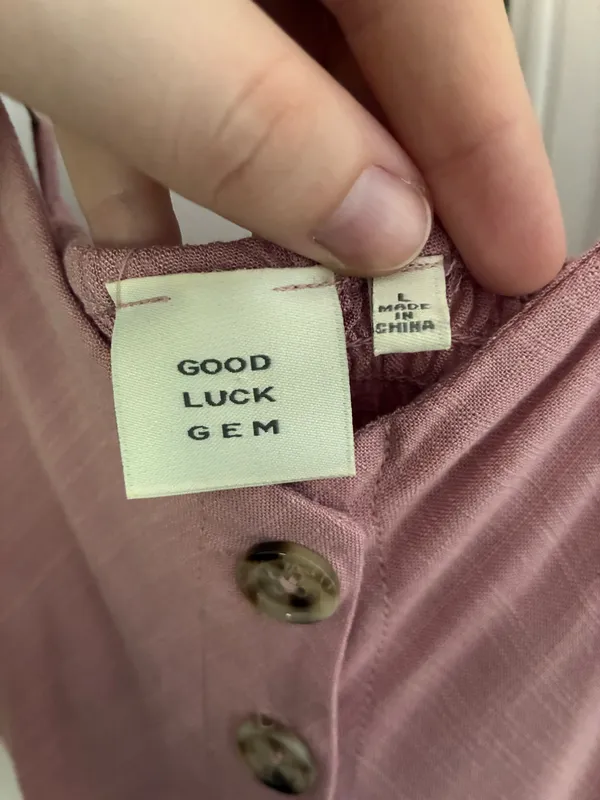 Pink Maxi Dress Good Luck Gem - Image 5