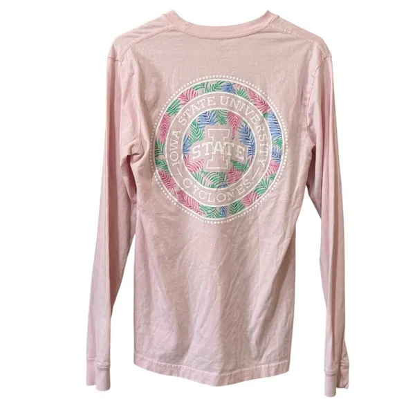 Knights Apparel Iowa State University‎ Cyclones Long Sleeve T Shirt Sz Small - Image 2