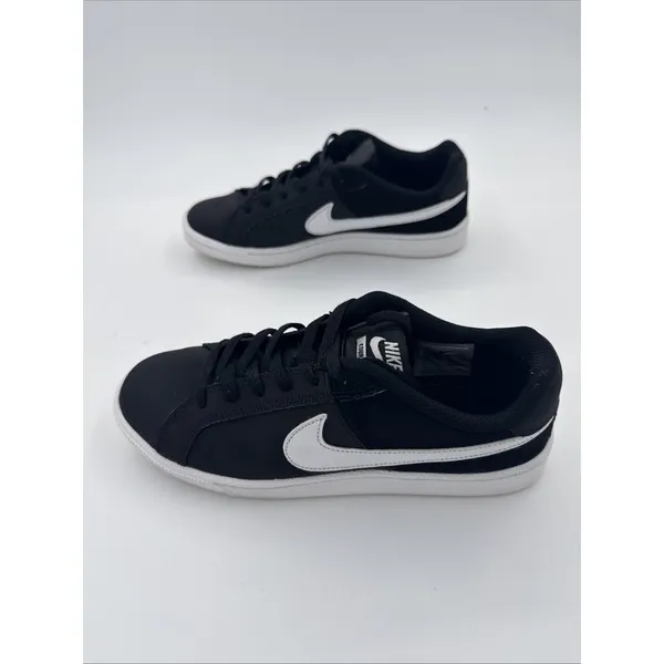 Nike Court Royale Black & White Leather Size 8.5 - Image 4