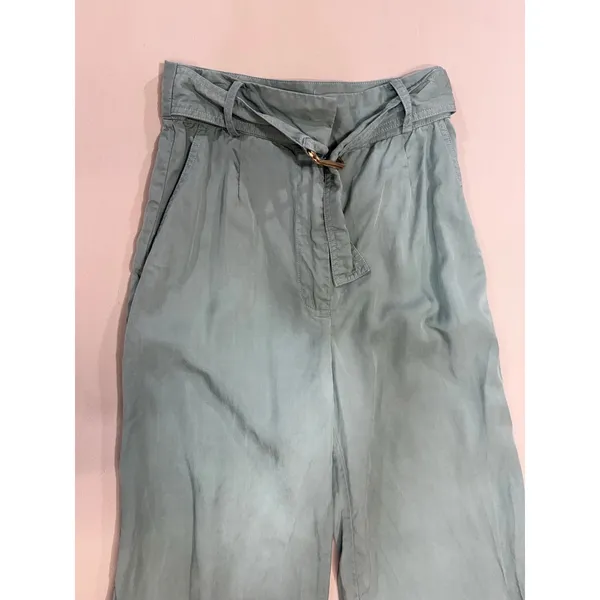 Matthew Bruch Belted Wide Leg Trouser Size 2 - Image 3