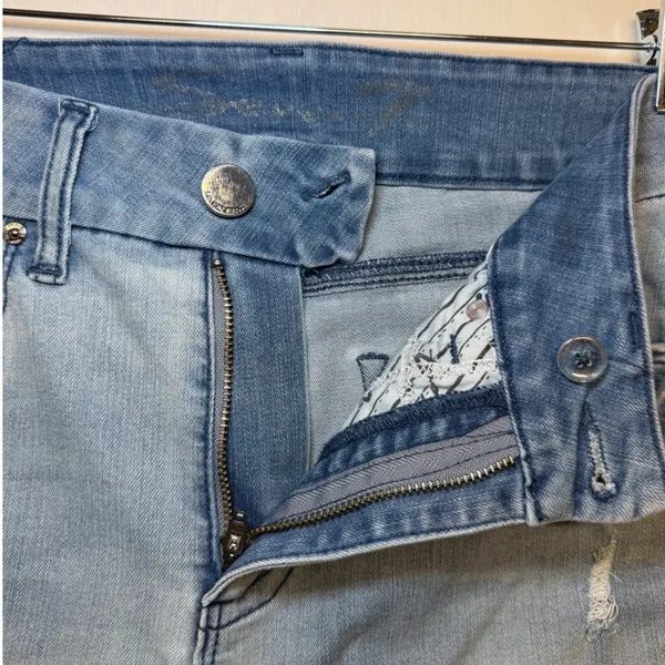 Seven7 Jeans Womens 6 Light Wash Bootcut Denim Distressed Blue‎ Pants Classic - Image 8