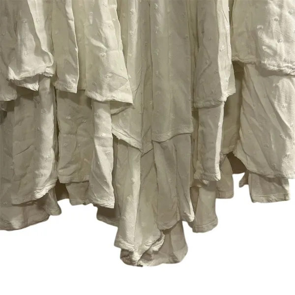 Princess Polly Women's‎ White Ruffle Romper Dress Size 6 Spring Short - Image 5