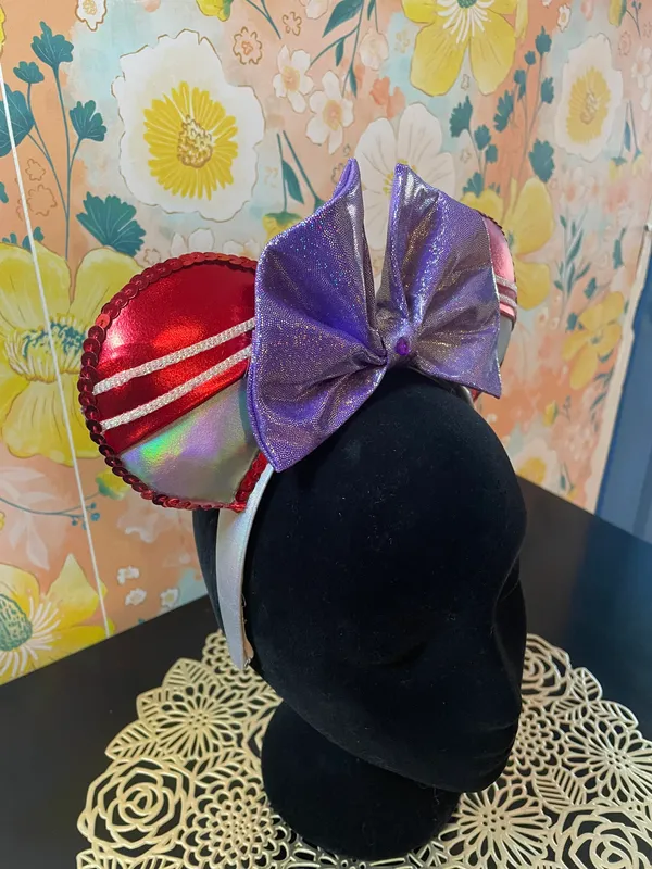Handmade Sailor Mars  Disney Ears - Image 3