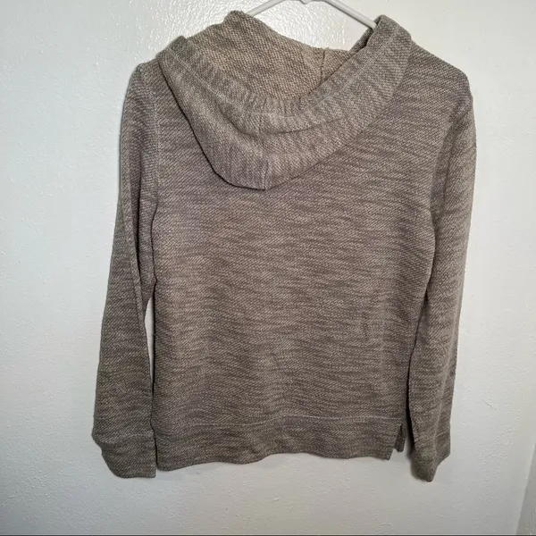 Vans Women's Size XS Hoodie Hooded Sweatshirt Gray Green Knit Kangaroo Pocket - Image 7