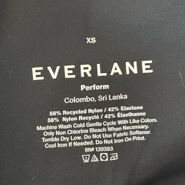 Everlane Size XS The Preform‎ Bike Short Black Unused Condition - Image 5