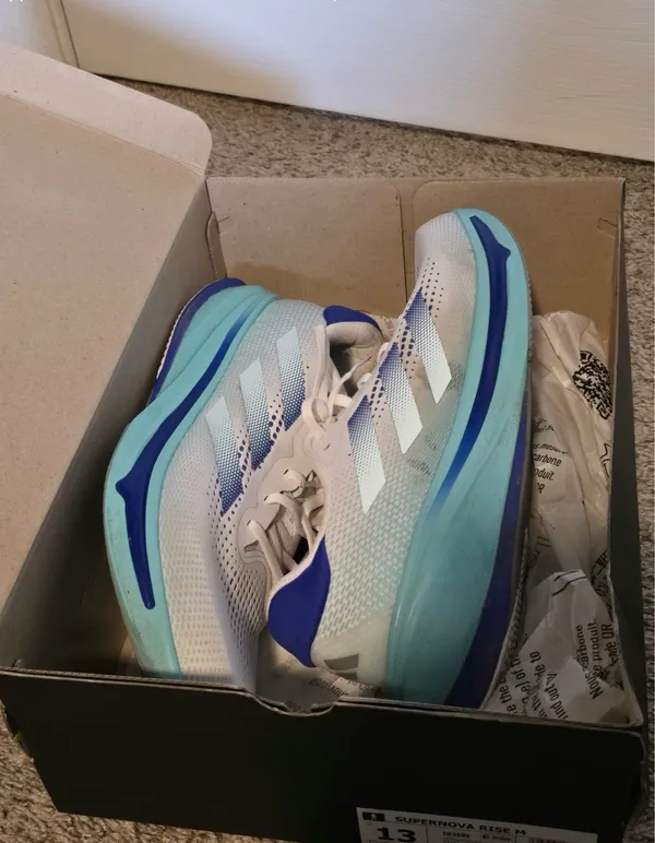 Adidas Supernova Men's Rise Running Shoes No Insoles Pre-owned - Image 10