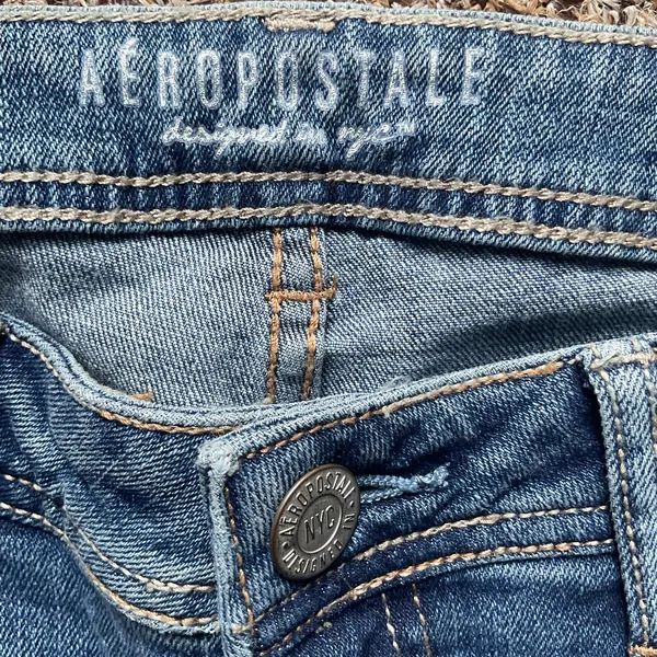 Aeropostale Bootcut Jeans 4 Regular Low Rise Flared Stretch Denim NWT - Image 5