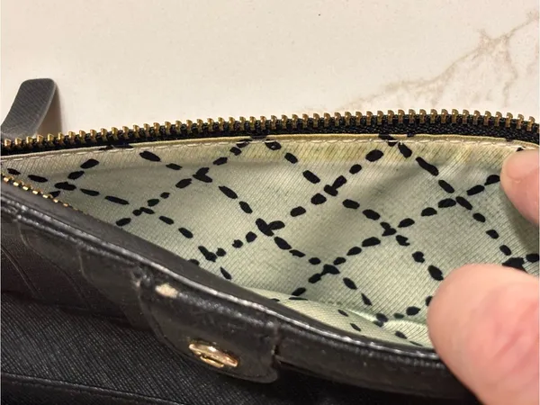 Kate Spade Black Wallet 4” x 7” cardholder, pockets. Coin holder/ ID window - Image 11