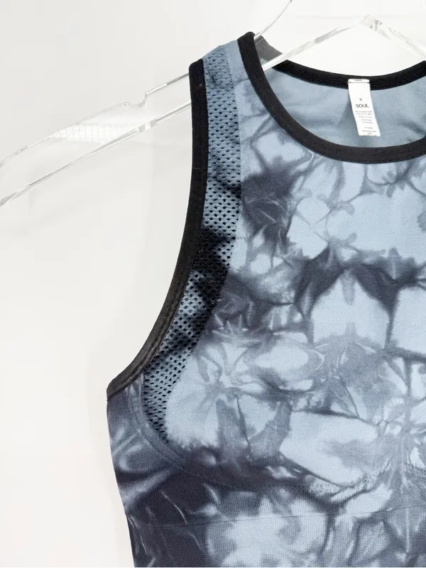 SoulCycle Tie Dye Racerback Sports Bra Women’s S Activewear - Image 4