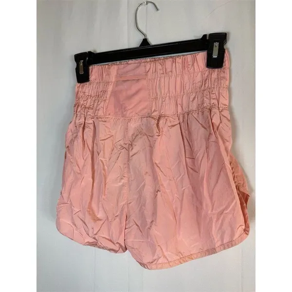FP Movement by Free People Way Home Shorts Womens XS Pink High Rise Lined - Image 5