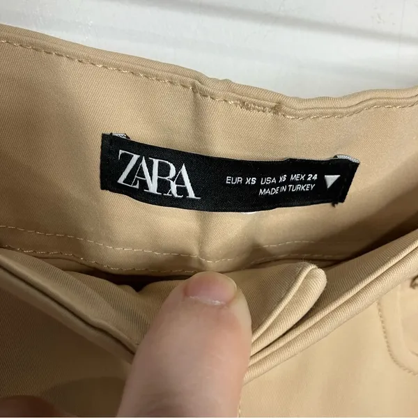 Zara double cargo pants cream‎ size XS - Image 5